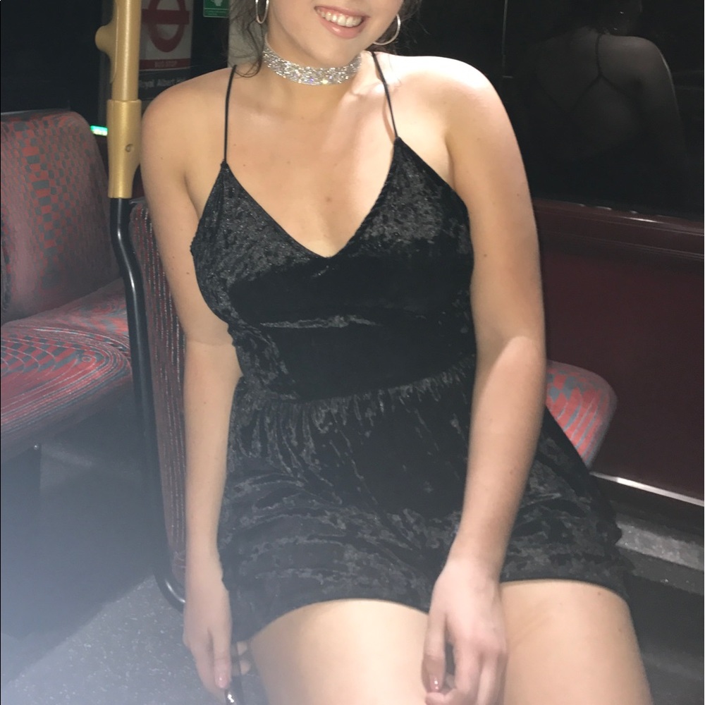 LA Hearts Black Romper
